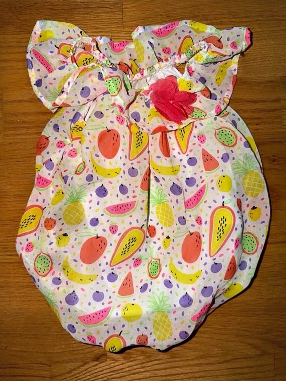 Fruit Print Bodysuit Baby 3-6M Like New